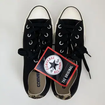 컨버스 올스타 블랙 레오파드 무늬 23cm