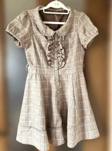 mimosa 미니 원피스 브라운 계열 9AR