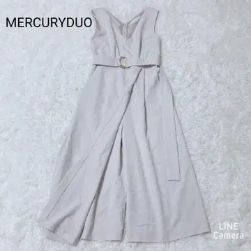 머큐리 듀오 살로펫 오버롤 베이지 깔끔한 캐주얼 F