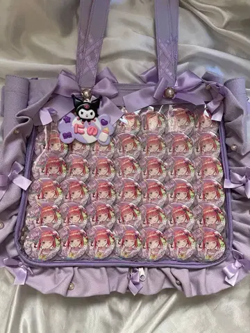 나카노 니노 파스텔 패션 이타백 캔뱃지 묶음 판매