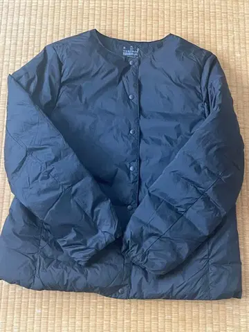 무인양품 경량 포켓 다운 자켓 여성용 XL 블랙