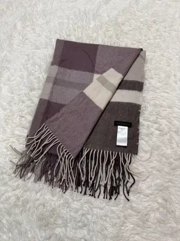 더마 컬렉션 머플러 캐시미어 100% 체크 대형