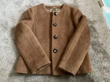 NOBLET'S 브라운 알파카 자켓 사이즈 38