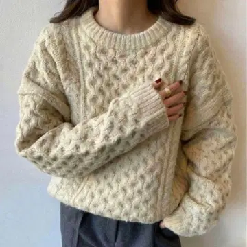 [ Chelsea/첼시/nugu ] 케이블 니트