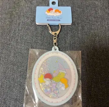 키키라라 50주년 산리오 리틀트윈스타 리퀴드 키링 레트로