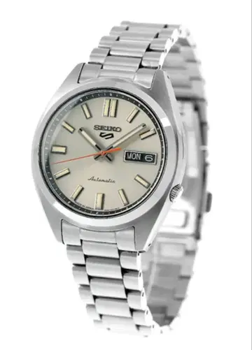 세이코5 스포츠 자동 와인딩 손목시계 아날로그 골드 완품