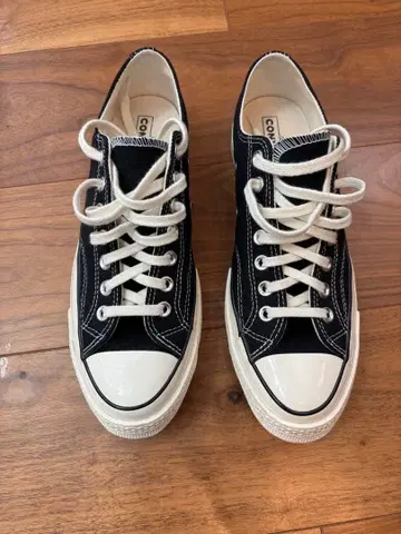 [ 거의 미사용 ] CONVERSE CT70 로우컷 블랙 27.0cm