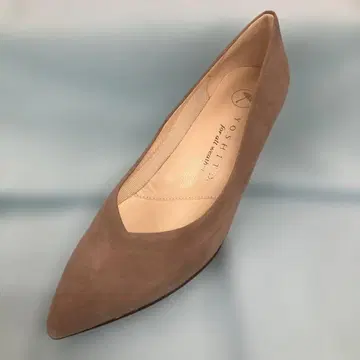 YOSHITO 브라운 레인 펌프스 23.5cm