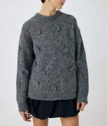 moussy FLORAL MOTIF OVER 스웨터