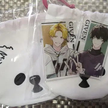 애니카페 기븐 히이라기 겐쥰 케다마 복조리 아크릴 카드 애니메이트 카페