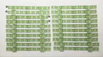 KATO E233계 창문 유리 10량분 관통 편성용 N게이지 철도 모형