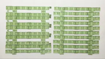 KATO E233계 창문 유리 10량분 분할 편성용 N게이지 철도 모형