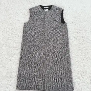 MADISONBLUE 매디슨 블루 트위드 롱 베스트