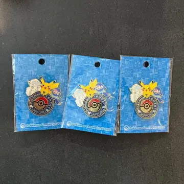포켓몬 센터 삿포로 로고 핀즈 캔뱃지 3개 세트