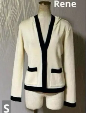 가격 인하 Rene 르네 가디건 후드 부착