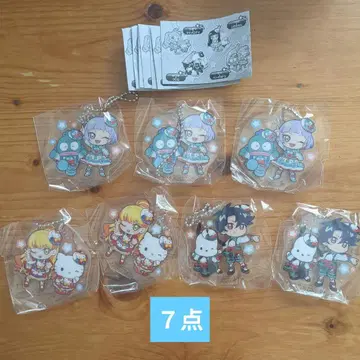 비밀의 아이프리 산리오 캐릭터즈 아크릴 키링