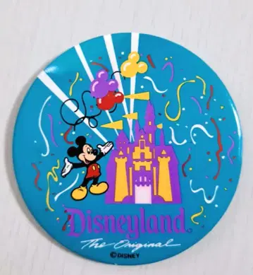 캘리포니아 디즈니랜드 캔뱃지 빈티지 레트로