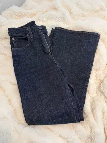 MOUSSY 부츠컷 데님 27사이즈 다크 블루