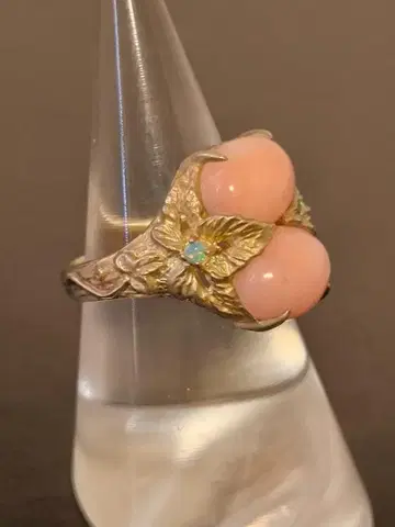 록잔 ROKUZAN 실버925 로즈쿼츠 오팔 반지