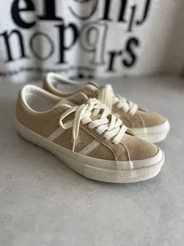 컨버스 여성용 스니커즈 1CL825 로우컷 베이지 화이트