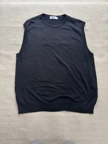 Graphpaper 블랙 슬리브리스 베스트 사이즈 2