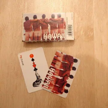 트럼프 HAWAII 54장 세트 상자 케이스 포함