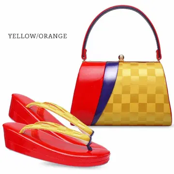 조리 백 세트 후리소데 성인식 조리 일본제 에나멜 uzouri23-3