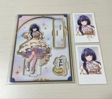 니지산지 6주년 센토 네이 아크릴 스탠드 폴라로이드풍 카드