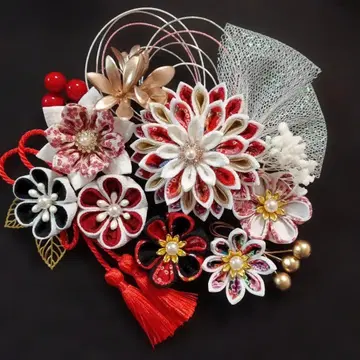 츠마미세이쿠 머리 장식 성인식 결혼식 졸업식