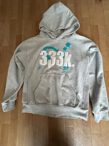 KEIJU KATO 그레이 후드티 333k.