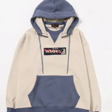 니코앤드 - [스트레인저 씽스] 배색 후드티 블루 L