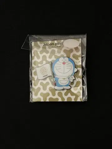 오사카 간사이 박람회 일본관 도라에몽 핀 배지