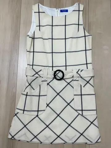 BLUE LABEL CRESTBRIDGE 슬리브리스 원피스 38 화이트