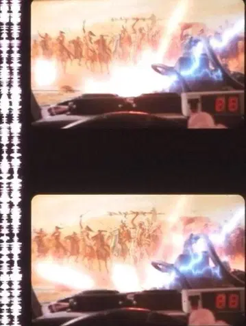 백투더퓨처 3 35mm 필름 연속 5컷 마티 드로리안