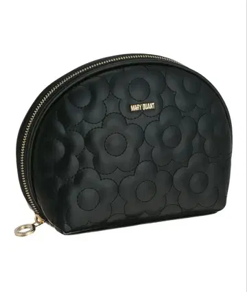 MARY QUANT 퀼트 폼 데이지 라운드 파우치 L
