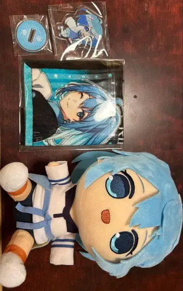 컬러풀 피치 루나 아크릴 스탠드 봉제 인형 타월 세트