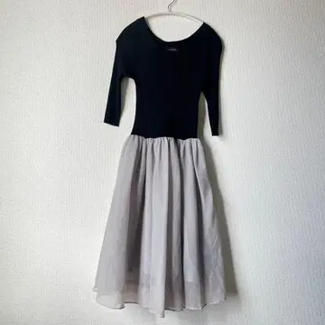 루일 에 부티크 절개 원피스 7부 소매 S~M