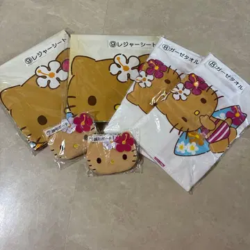 헬로키티 돗자리와 타월 세트