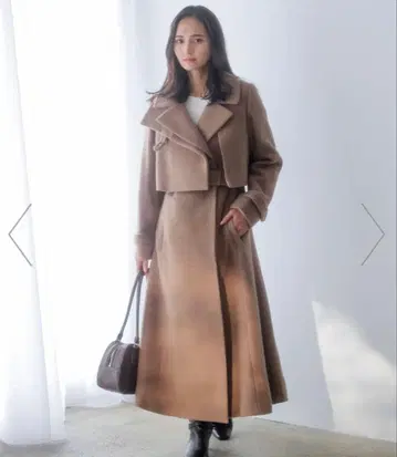 노엘라 2WAY 스탠드 카라 울 코트