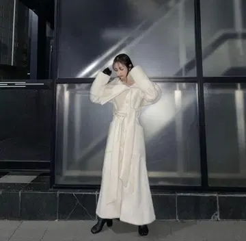 MELT THE LADY 랩핑 가운 코트