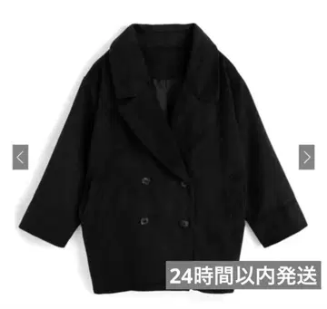 GRL 샤기 코쿤 코트 k9402i 블랙