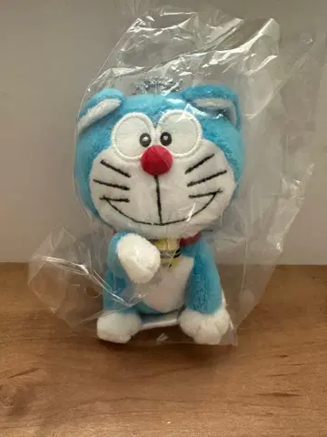 도라에몽 카무카무 캣 후드를 먹은 고양이 마스코트 키체인