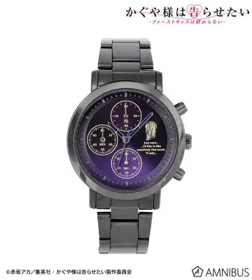 미사용 새상품 카구야 님은 고백받고 싶어 하야사카 아이 손목시계