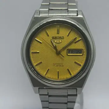 세이코 SEIKO 5 오토매틱 데이트 손목시계 빈티지 작동품