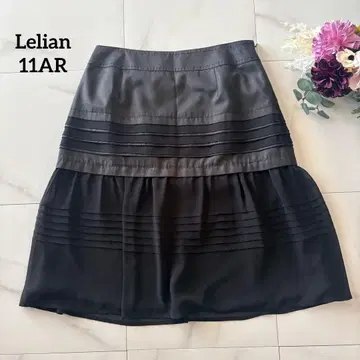 NO2-102 lelian A라인 캉캉 스커트 11호 블랙