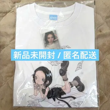 hearts2hearts FOCUS MD 지우 티셔츠 트레이딩 카드 굿즈