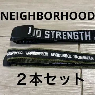 [ 네이버후드 ] 컨디션 최상 남성용 벨트 2개 세트