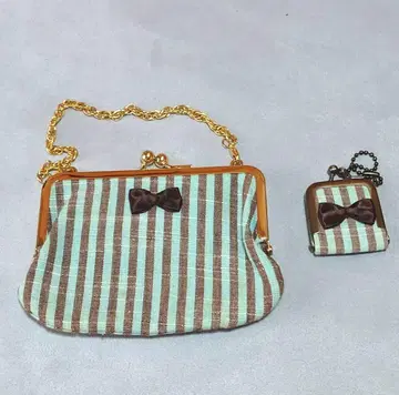 AYANOKOJI 리본 가마구치 아야노코지 지갑 파우치 참