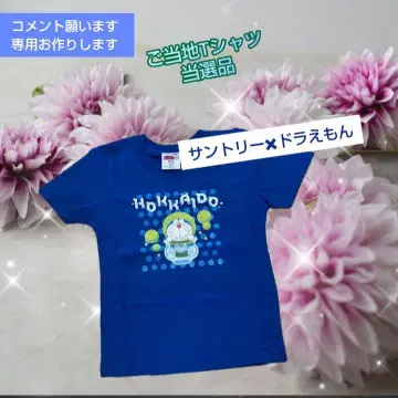 미사용 산토리 x 도라에몽 티셔츠 S 사이즈