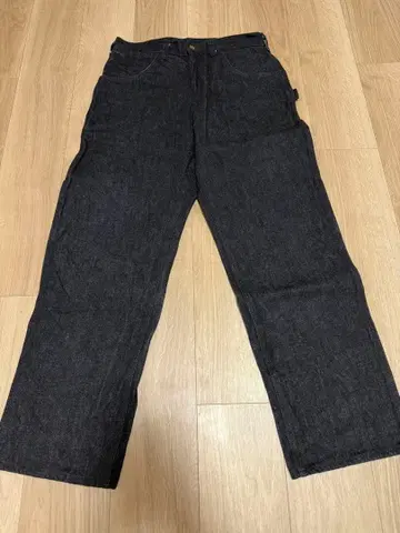 BONCOURA 블랙 데님 페인터 팬츠 본쿠라 30 청바지 블랙